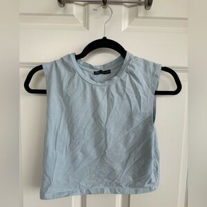 ZARA | Blue Crop Top | size L